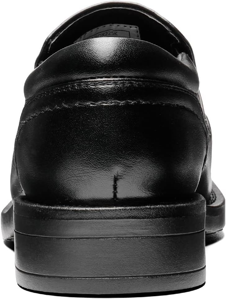 image:imageBruno Marc Boys Dress Shoes Slip on Loafers Classic Square Toe Comfortable Support Formal Church Wedding Party Family CelebrationBlack
