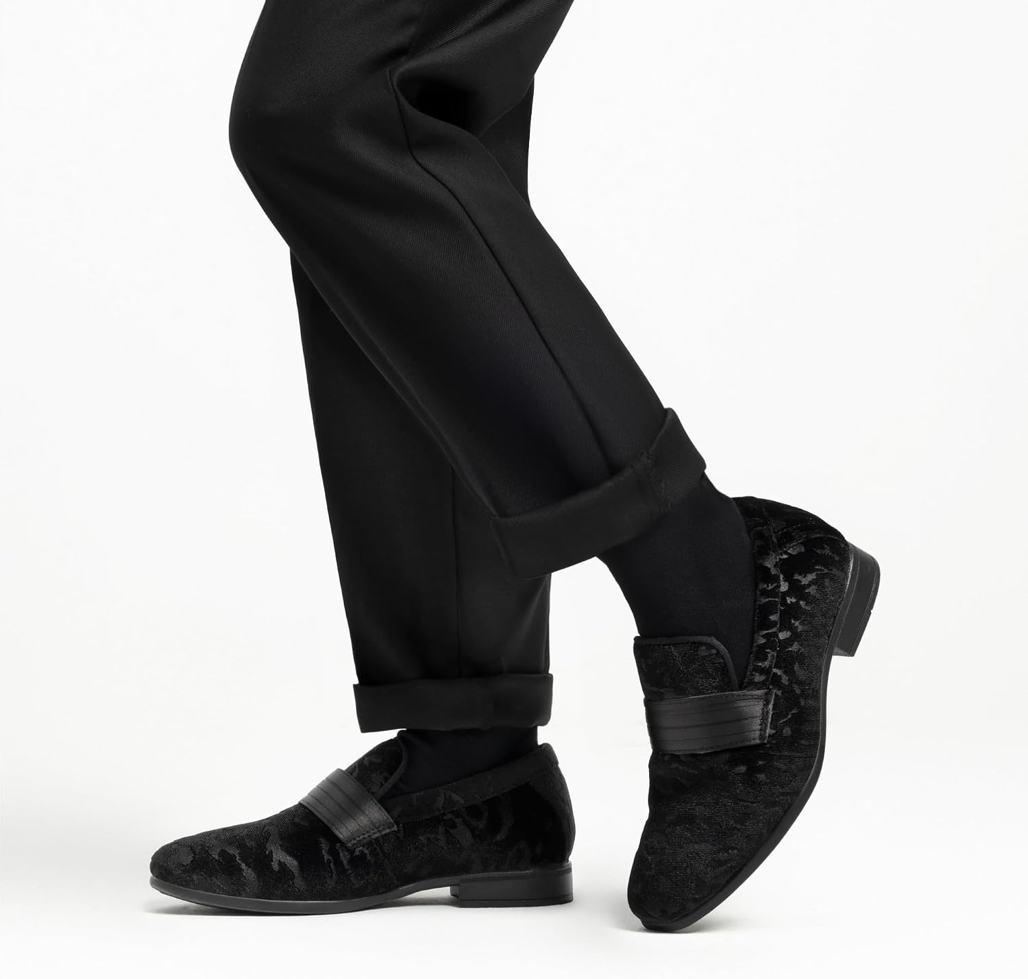image:imageBruno Marc Boys Dress Shoes Tuxedo Loafers Comfortable Kids Slip on Formal Wedding Party Graduation Church School DailyBlack