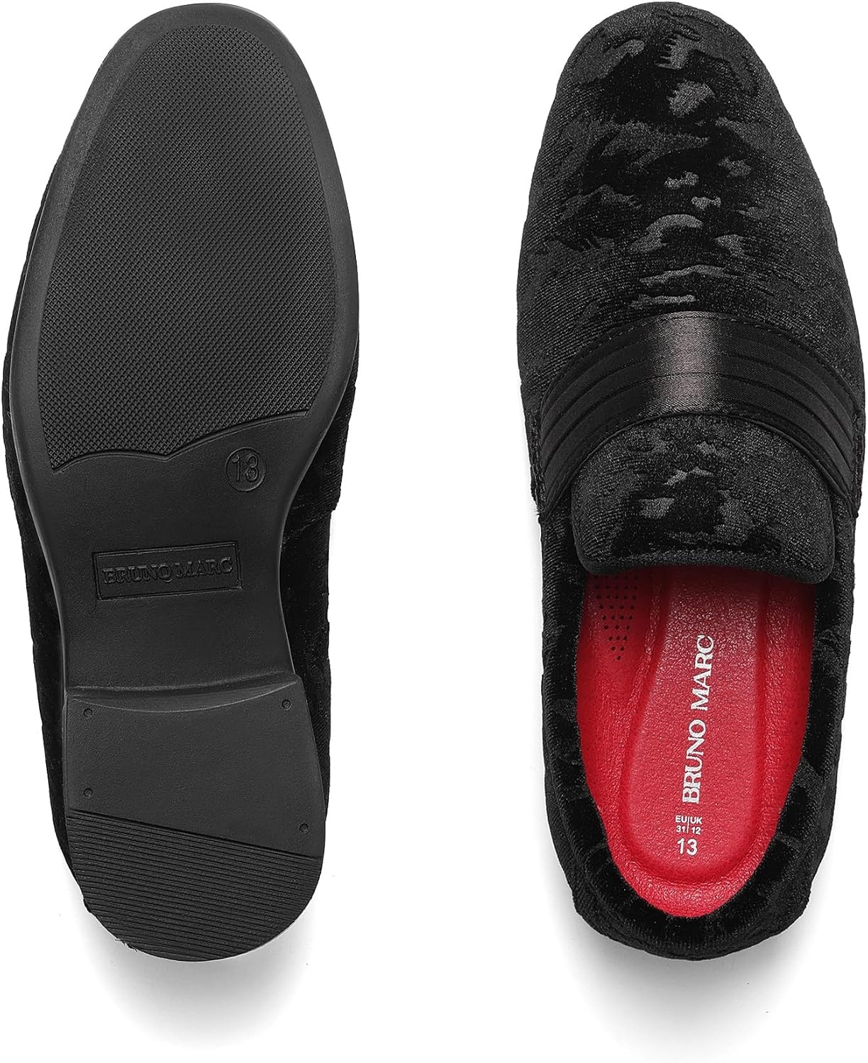 image:imageBruno Marc Boys Dress Shoes Tuxedo Loafers Comfortable Kids Slip on Formal Wedding Party Graduation Church School DailyBlack