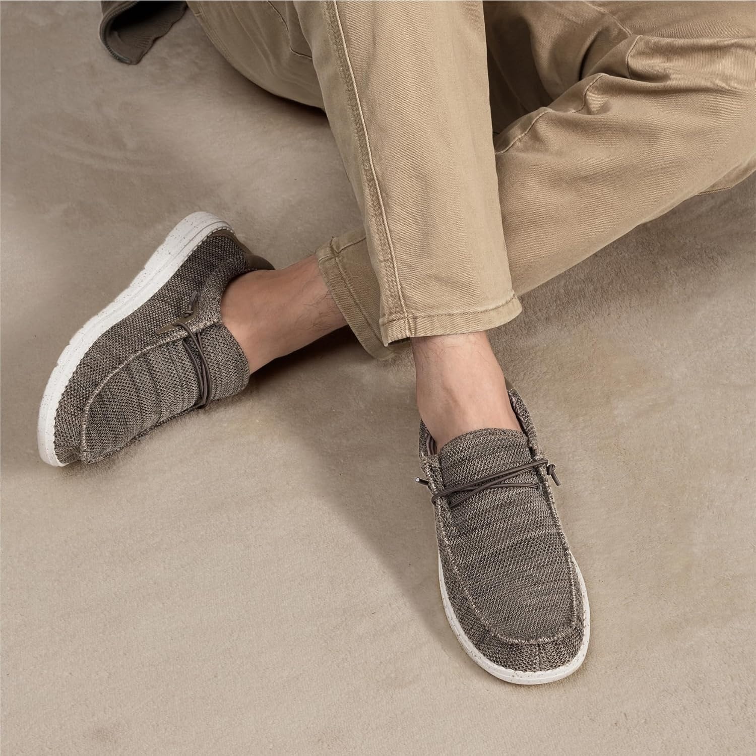 image:imageBruno Marc Mens Casual Slipon Loafers Shoes Comfortable Lightweight Breathable Stretch Soft Flexible Daily Office Travel JourneyBrown