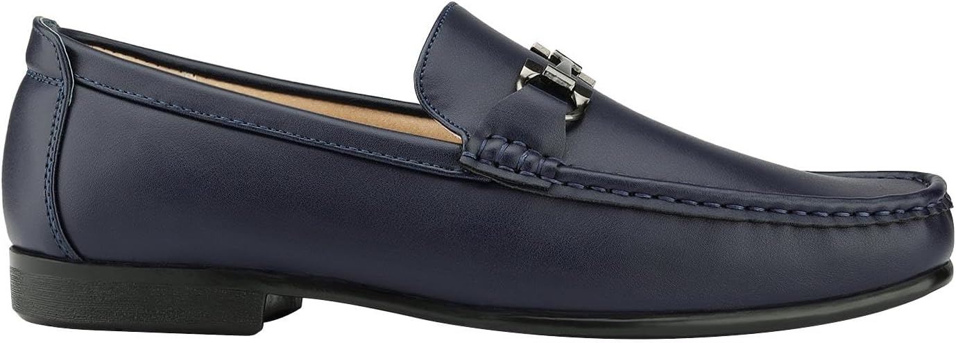 image:imageBruno Marc Mens Dress Loafers Slip on Driving Shoes Metal Bit Comfortable Casual Footwear Formal Business Office DailyNavy