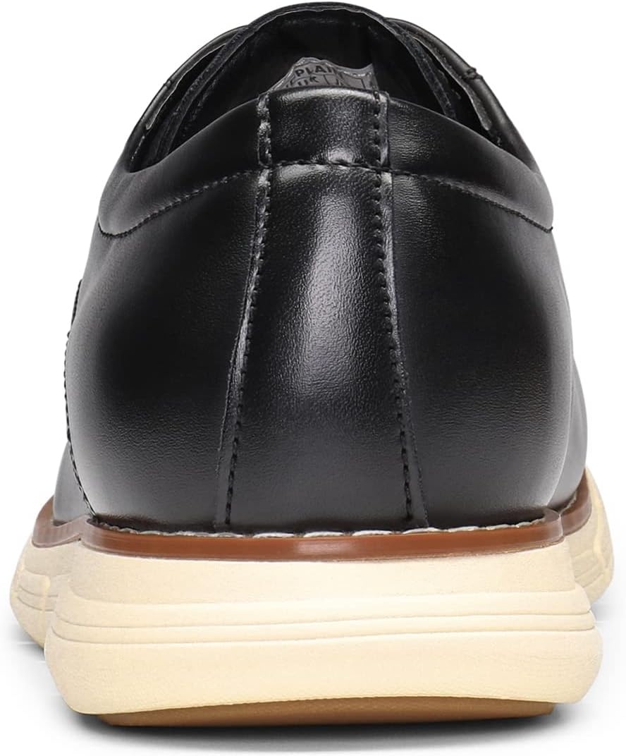 image:imageBruno Marc Mens Dress Sneakers Casual Oxford Formal Shoes cushioned insole classic laceup breathable lining ideal for office work and formal evening occasionsBlack