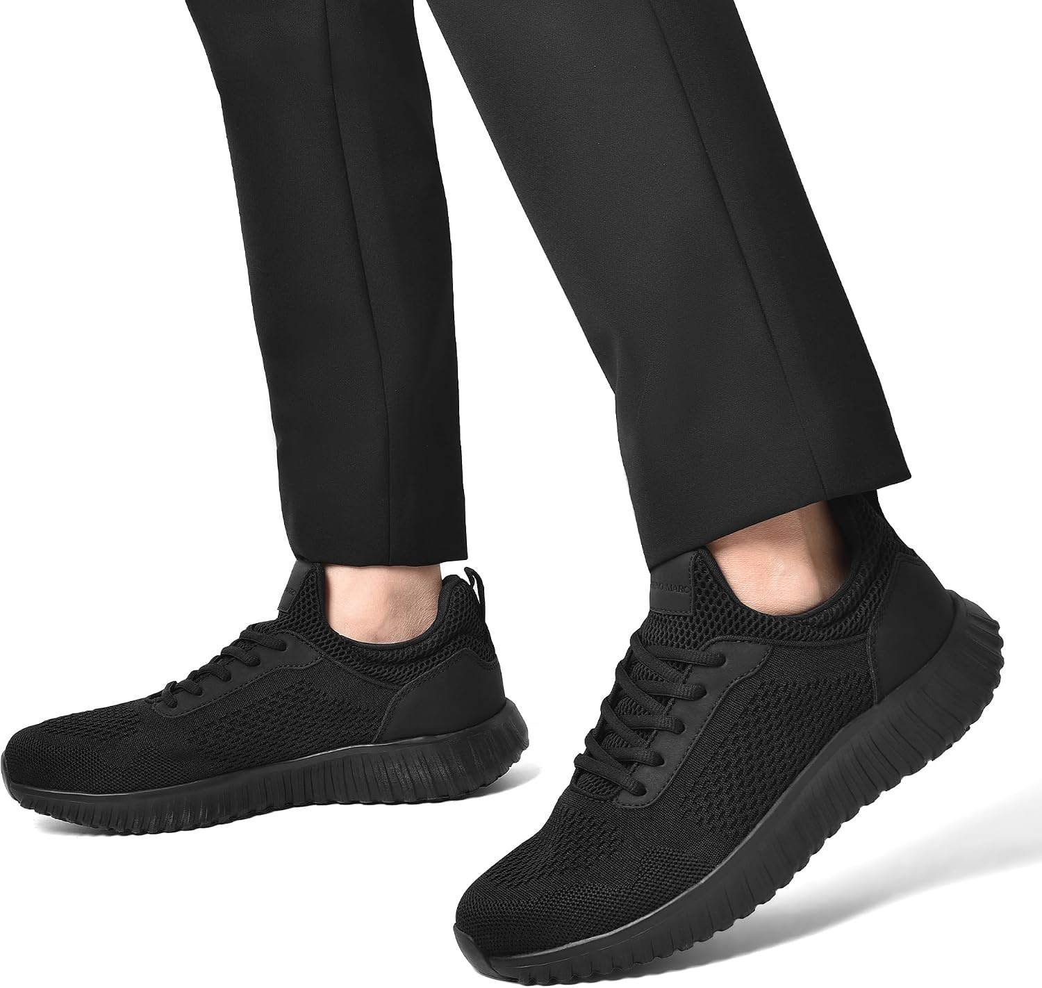image:imageBruno Marc Mens Non Slip Work Shoes Walking Slip Resistance Food Service Chef Kitchen Restaurant Sneakers Comfortable LightweightBlack