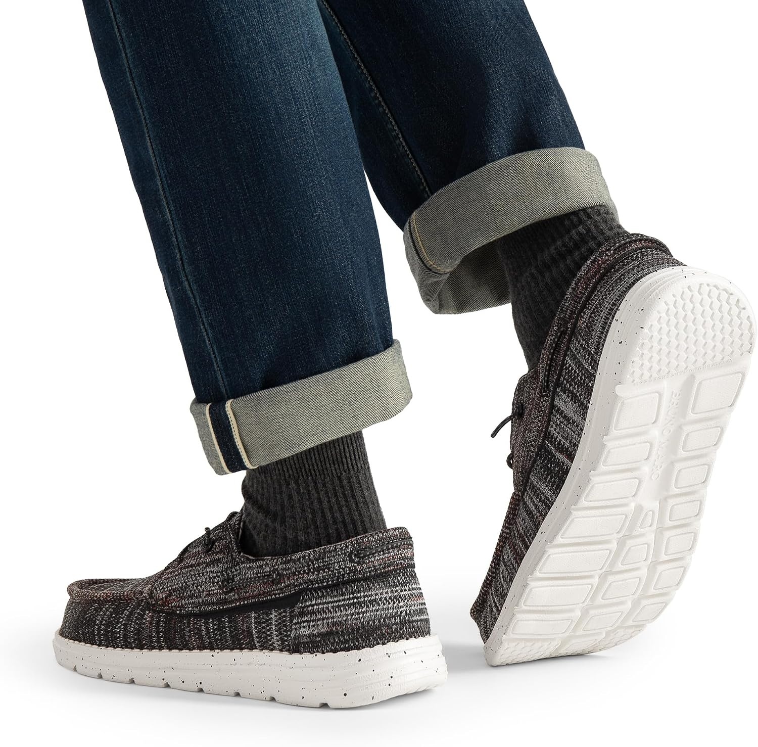 image:imageBruno Marc Mens Slipon Loafers Casual Boat Shoes Comfortable Lightweight Breathable Soft Flexible Daily Office Travel JourneyBlackRed