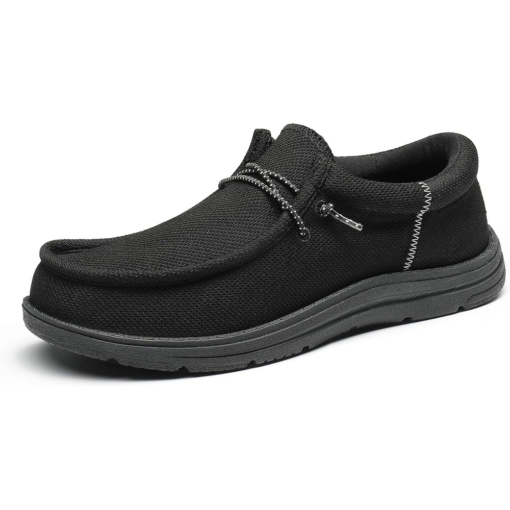 image:imageBruno Marc Mens Arch Support Casual Slipon Shoes Loafers Non Slip Comfortable Lightweight Boat Shoes Daily Office Travel JourneyBlack