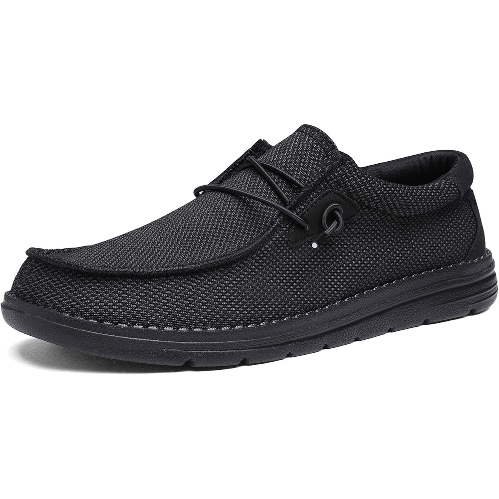 image:imageBruno Marc Mens Casual Slipon Loafers Shoes Comfortable Lightweight Breathable Stretch Soft Flexible Daily Office Travel JourneyBlack