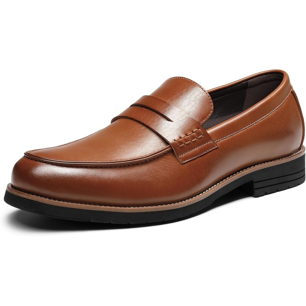 image:imageBruno Marc Mens Dress Slipon Penny Loafers Formal Shoes Comfort Classic Business Office Meeting Wedding DailyBrown