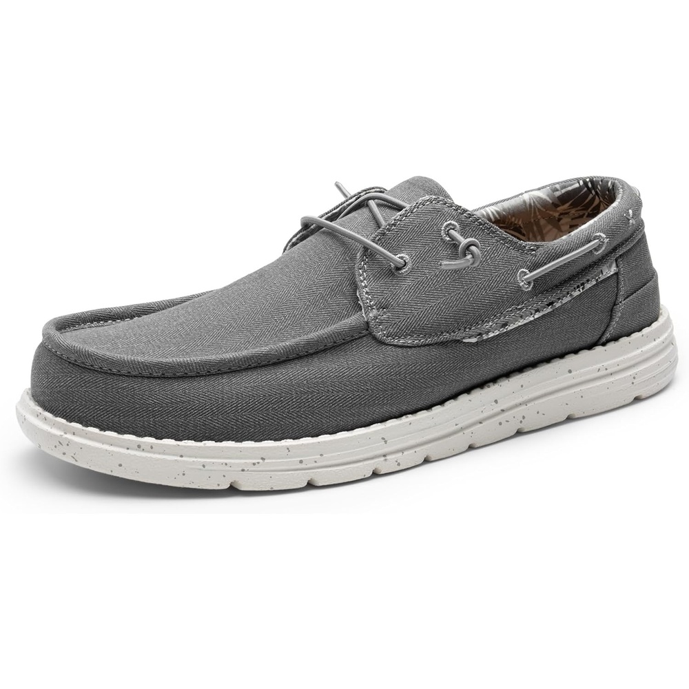 image:imageBruno Marc Mens Slipon Loafers Casual Boat Shoes Comfortable Lightweight Breathable Soft Flexible Daily Office Travel JourneyDark Grey