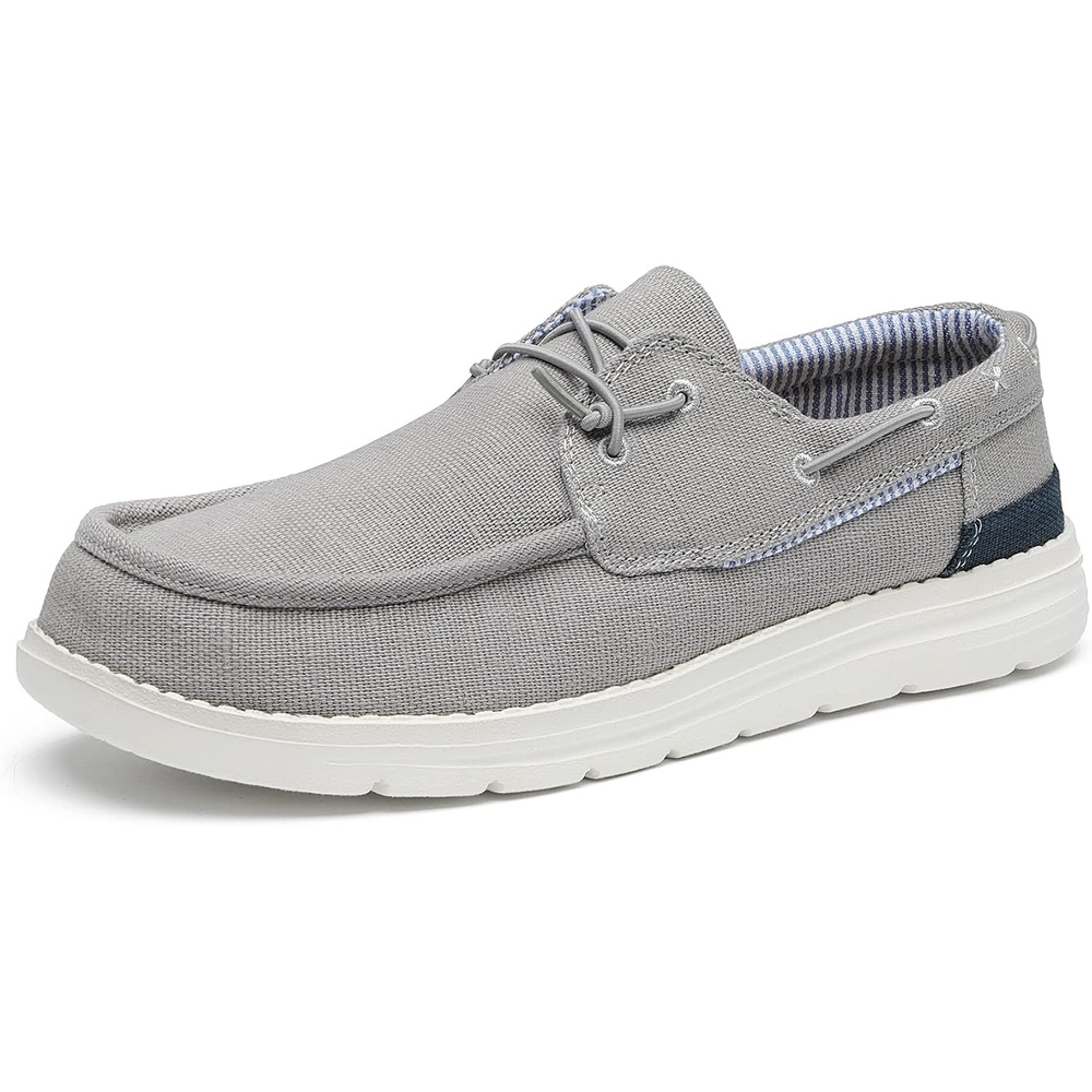 image:imageBruno Marc Mens Slipon Loafers Casual Boat Shoes Comfortable Lightweight Breathable Soft Flexible Daily Office Travel JourneyGrey