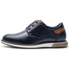 Bruno Marc Boy’s Casual Dress Oxford Sneaker | Vegan Leather Upper Breathable Lattice Slip-Resistant Outfit For Daily Wear Award Ceremonies Formal Gatherings(Navy)