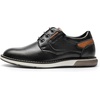 Bruno Marc Boy’s Casual Dress Oxford Sneaker | Vegan Leather Upper Breathable Lattice Slip-Resistant Outfit For Daily Wear Award Ceremonies Formal Gatherings(Black)