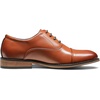 Bruno Marc Boy’s Classic Oxfords Dress Shoes | Classic Boy’s Dress Shoes smooth synthetic leather upper with a cap toe design(Brown)