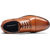 Bruno Marc Boy’s Classic Oxfords Dress Shoes | Classic Boy’s Dress Shoes smooth synthetic leather upper with a cap toe design(Brown)