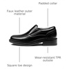 Bruno Marc Boy’s Dress Shoes Slip on Loafers | Classic Square Toe Comfortable Support Formal Church Wedding Party Family Celebration(Black)
