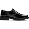 Bruno Marc Boy’s Dress Shoes Slip on Loafers | Classic Square Toe Comfortable Support Formal Church Wedding Party Family Celebration(Black-pat)