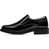 Bruno Marc Boy’s Dress Shoes Slip on Loafers | Classic Square Toe Comfortable Support Formal Church Wedding Party Family Celebration(Black-pat)