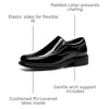 Bruno Marc Boy’s Dress Shoes Slip on Loafers | Classic Square Toe Comfortable Support Formal Church Wedding Party Family Celebration(Black-pat)
