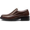 Bruno Marc Boy’s Dress Shoes Slip on Loafers | Classic Square Toe Comfortable Support Formal Church Wedding Party Family Celebration(Dark Brown)