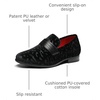 Bruno Marc Boy’s Dress Shoes Tuxedo Loafers | Comfortable Kids Slip on Formal Wedding Party Graduation Church School Daily(Black)