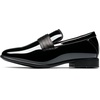 Bruno Marc Boy’s Dress Shoes Tuxedo Loafers | Comfortable Kids Slip on Formal Wedding Party Graduation Church School Daily(Bright Black)