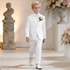 Bruno Marc Boy’s Dress Shoes Tuxedo Loafers | Comfortable Kids Slip on Formal Wedding Party Graduation Church School Daily(White)