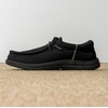 Bruno Marc Men’s Arch Support Casual Slip-on Shoes Loafers | Non Slip Comfortable Lightweight Boat Shoes Daily Office Travel Journey(Black)