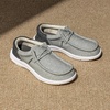 Bruno Marc Men’s Arch Support Casual Slip-on Shoes Loafers | Non Slip Comfortable Lightweight Boat Shoes Daily Office Travel Journey(Grey)