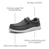 Bruno Marc Men’s Casual Slip-on Loafers Shoes | Comfortable Lightweight Breathable Stretch Soft Flexible Daily Office Travel Journey(Black-arch-support)