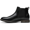 Bruno Marc Men’s Classic Chelsea Ankle Dress Boots | Crease-Resistant Soft Upper, Cushioned PU Sponge Insole,Textured TPR Outsole for Men Smart Casual Occasions(1-black)