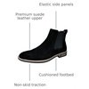 Bruno Marc Men’s Classic Chelsea Ankle Dress Boots | Crease-Resistant Soft Upper, Cushioned PU Sponge Insole,Textured TPR Outsole for Men Smart Casual Occasions(Black)