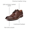 Bruno Marc Men’s Dress Classic Comfort Oxfords Shoes | Soft Synthetic Leather Upper, Comfy Insole, Durable Outsole For Work, Weddings, Formal Occasions(Dark Brown)