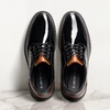 Bruno Marc Men’s Dress Oxfords Casual Derby Sneakers | Breathable Perforated Synthetic Leather, Cushioned Insole, Shock-absorbent Outfit, Fit Boardrooms Bars Daily Wear & Events(Black-pat)