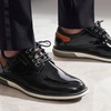 Bruno Marc Men’s Dress Oxfords Casual Derby Sneakers | Breathable Perforated Synthetic Leather, Cushioned Insole, Shock-absorbent Outfit, Fit Boardrooms Bars Daily Wear & Events(Black-pat)