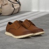 Bruno Marc Men’s Dress Sneakers Casual Oxford Formal Shoes | cushioned insole classic lace-up breathable lining, ideal for office, work and formal evening occasions(Brown)