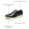 Bruno Marc Men’s Dress Sneakers Casual Oxford Formal Shoes | cushioned insole classic lace-up breathable lining, ideal for office, work and formal evening occasions(Black)