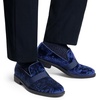 Bruno Marc Men’s Dress Tuxedo Shoes Slip-on Loafers | Patent Leather Velvet Wedding Prom Party Banquet Daily Formal Office(Blue)
