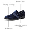 Bruno Marc Men’s Dress Tuxedo Shoes Slip-on Loafers | Patent Leather Velvet Wedding Prom Party Banquet Daily Formal Office(Blue)