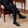 Bruno Marc Men’s Dress Tuxedo Shoes Slip-on Loafers | Patent Leather Velvet Wedding Prom Party Banquet Daily Formal Office(Bright Black)