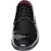 Bruno Marc Men’s Faux Patent Leather Tuxedo Dress Oxford | Soft Lining, Cushioned Insole, Non-slip Outfit, Ideal for Weddings, Formal Events, Pair with any Formal Wear(Black)