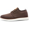 Bruno Marc Men’s KnitFlex Breeze Casual Dress Sneakers | Breathable Lightweight Mesh Lace-Up Derby Walking Shoes for Work & Weekend(Brown)