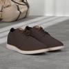 Bruno Marc Men’s KnitFlex Breeze Casual Dress Sneakers | Breathable Lightweight Mesh Lace-Up Derby Walking Shoes for Work & Weekend(Brown)