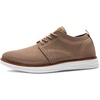 Bruno Marc Men’s KnitFlex Breeze Casual Dress Sneakers | Breathable Lightweight Mesh Lace-Up Derby Walking Shoes for Work & Weekend(Light/Brown)
