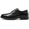 Bruno Marc Mens Non Slip Work Restaurant Dress Shoes | Splash Proof Reliable Grip Derby Oxfords Chef Uniform Church Office Garden Kitchen Everyday(All Black-pu)