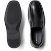 Bruno Marc Men’s Square Toe Dress Loafers Shoes | Classic Formal Slip Ons Wide Fit Business Formal Office Wedding Church Daily(5-black)