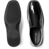Bruno Marc Men’s Square Toe Dress Loafers Shoes | Classic Formal Slip Ons Wide Fit Business Formal Office Wedding Church Daily(5-black Pat)