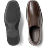 Bruno Marc Men’s Square Toe Dress Loafers Shoes | Classic Formal Slip Ons Wide Fit Business Formal Office Wedding Church Daily(5-dark Brown)