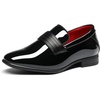 Bruno Marc Boy’s Dress Shoes Tuxedo Loafers | Comfortable Kids Slip on Formal Wedding Party Graduation Church School Daily(Bright Black)
