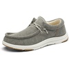 Bruno Marc Men’s Arch Support Casual Slip-on Shoes Loafers | Non Slip Comfortable Lightweight Boat Shoes Daily Office Travel Journey(Khaki)