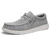 Bruno Marc Men’s Casual Slip-on Loafers Shoes | Comfortable Lightweight Breathable Stretch Soft Flexible Daily Office Travel Journey(Grey)