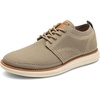 Bruno Marc Men’s KnitFlex Breeze Casual Dress Sneakers | Breathable Lightweight Mesh Lace-Up Derby Walking Shoes for Work & Weekend(Khaki)